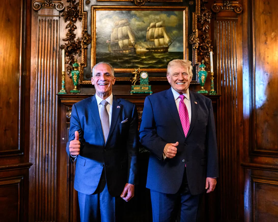 Trump Meets With Honduran President Nasry Asfura in Florida